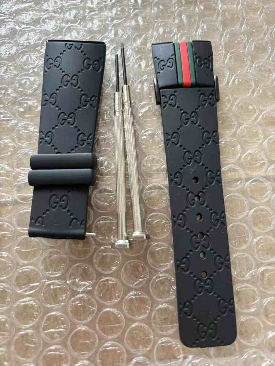 26MM Fit For I-Gucci Digital Men’s Watch YA114207 Rubber replacement Watch Strap