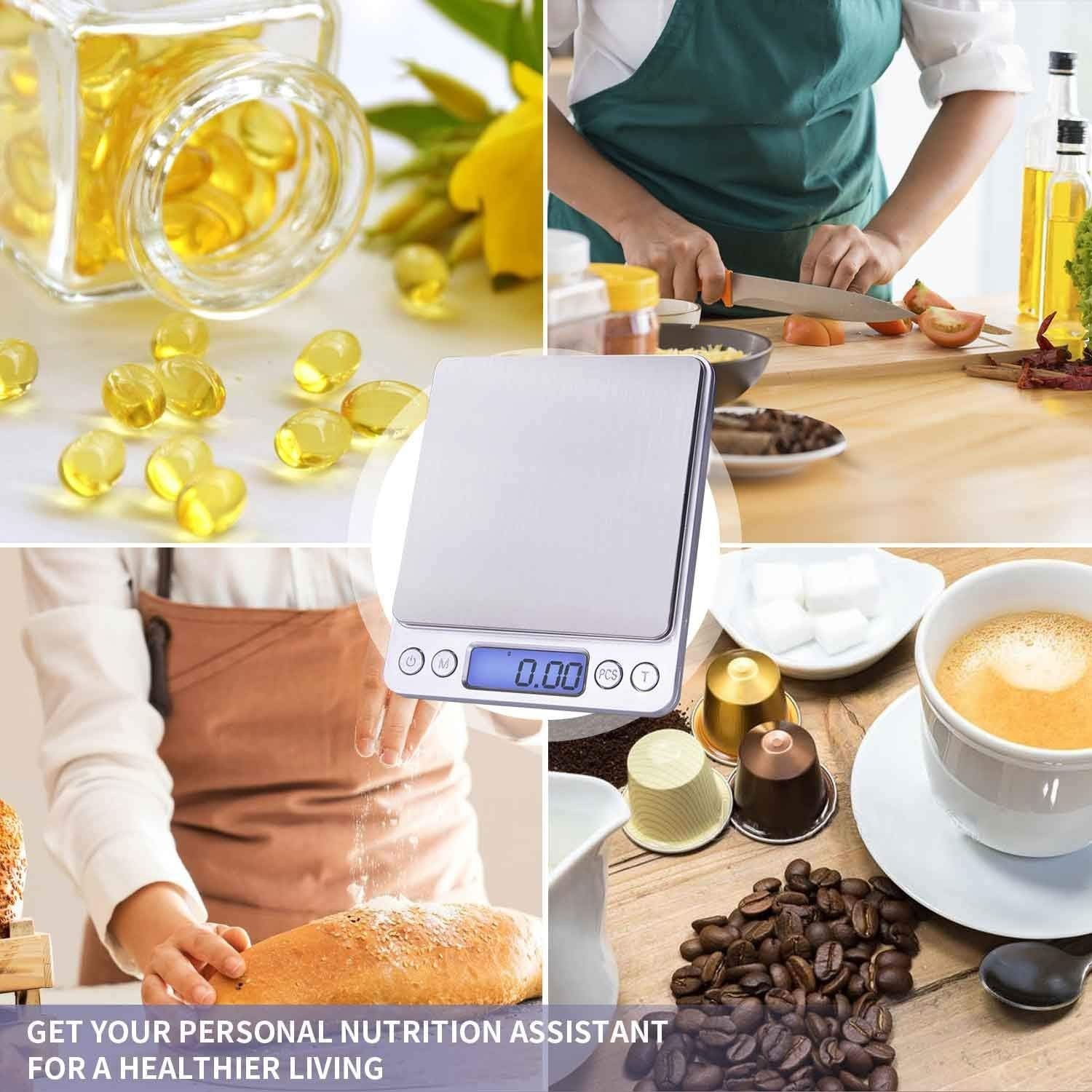 Mini Digital Scale with 0.01g Accuracy – Perfect for Herbs, Gold, and Food Items