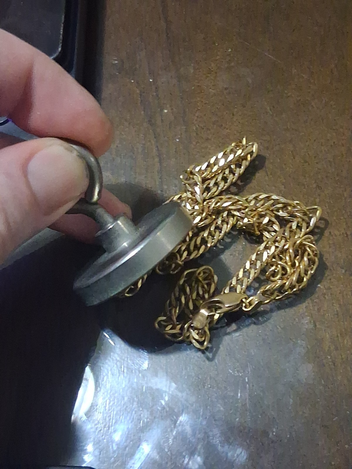 14k Italy Yellow Gold Double Cuban Curb Link Chain Necklace 18in 25.9Grams