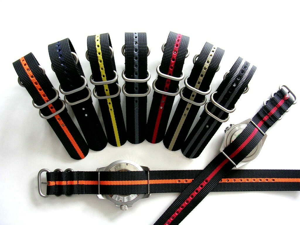 1pc NATO ® watch band strap Heavy Premium Nylon G10 Military UTC Pilot IW SUISSE