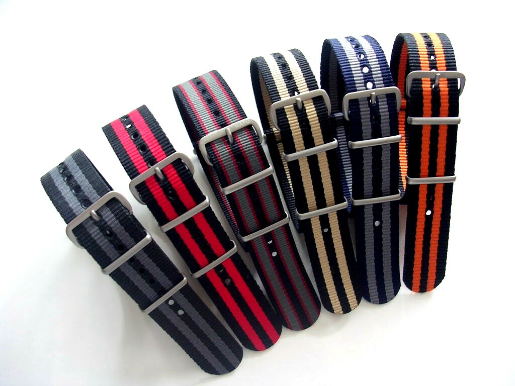 16mm NATO G10 ballistic Nylon watchband strap Bond RAF IW SUISSE 18 20 22 24 USA