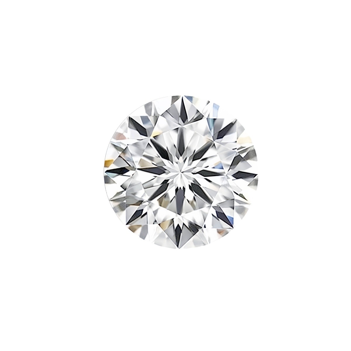 Round Faceted White Sapphire Brilliant Cut White Sapphire Multiple Sizes