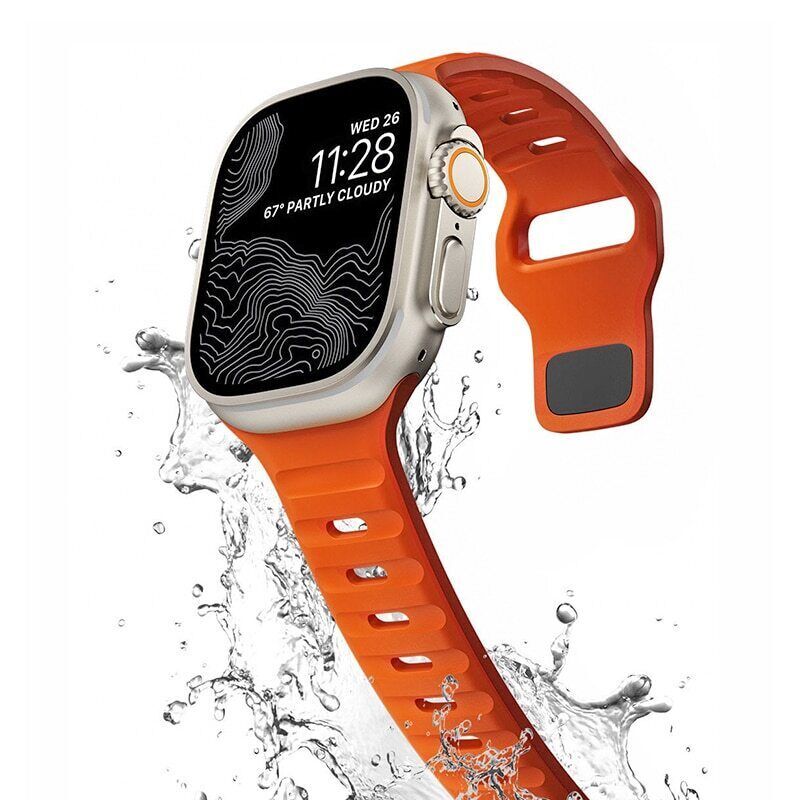 For Apple Watch Series Ultra 9 8 7 SE 6 5 iWatch 49mm Silicone Sport Strap Band