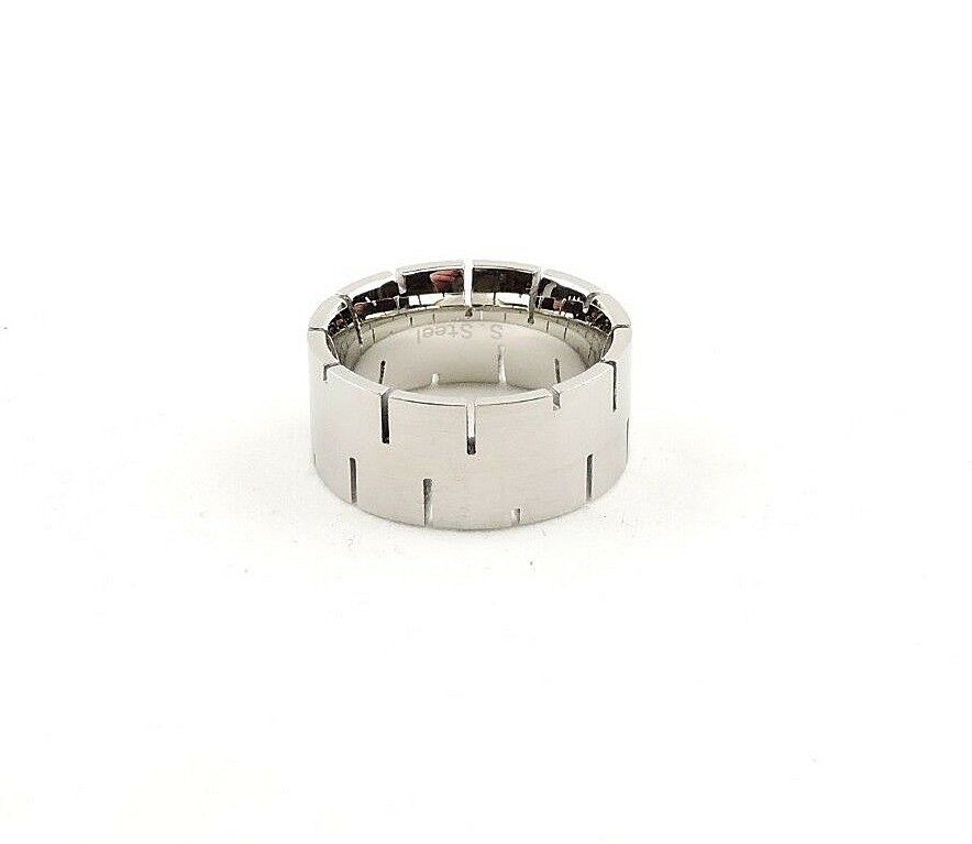 Stainless Steel Comfort Fit Wide Band Ring – Free Gift Packaging