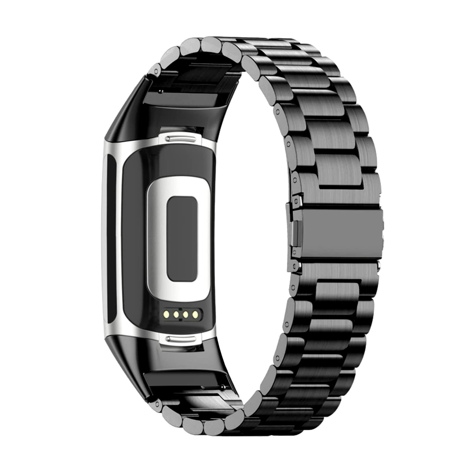Metal Stainless Steel Band Strap Bracelet Wristband Loop For Fitbit Charge 6