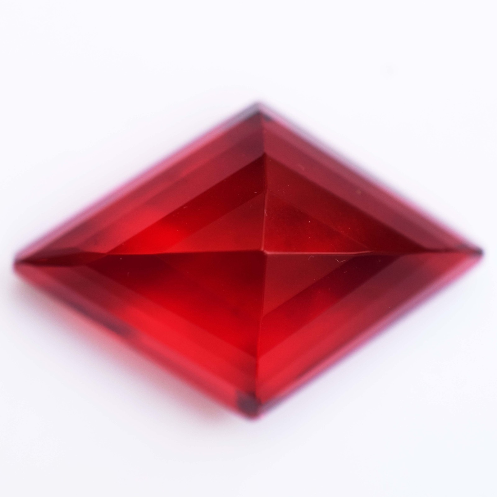 Certified 53 Carat Blood Red Topaz Fancy Cut Flawless Loose Gemstone