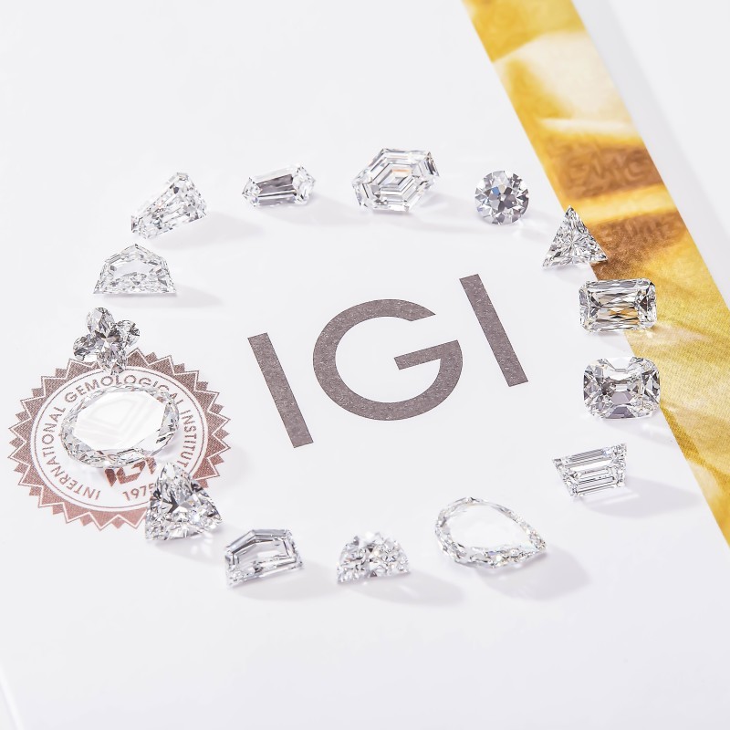 Lab Grown Diamond 0.1-5CT Without IGI Certificate HPHT CVD DEFG VVS-SI Diamonds