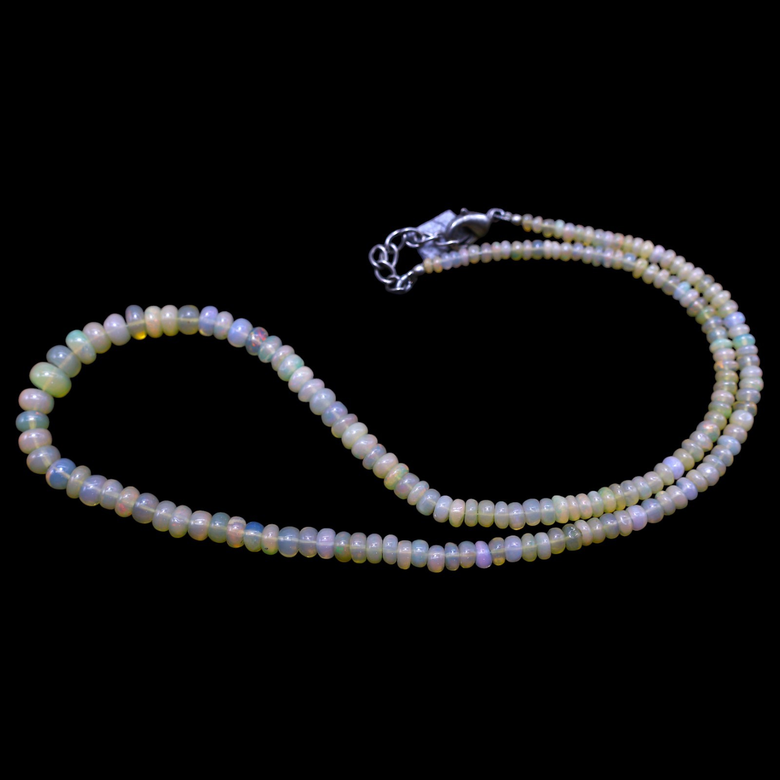 Rondelle Smooth Fire Opal Beaded Not Applicable Artisan Daughter Trendy Necklace