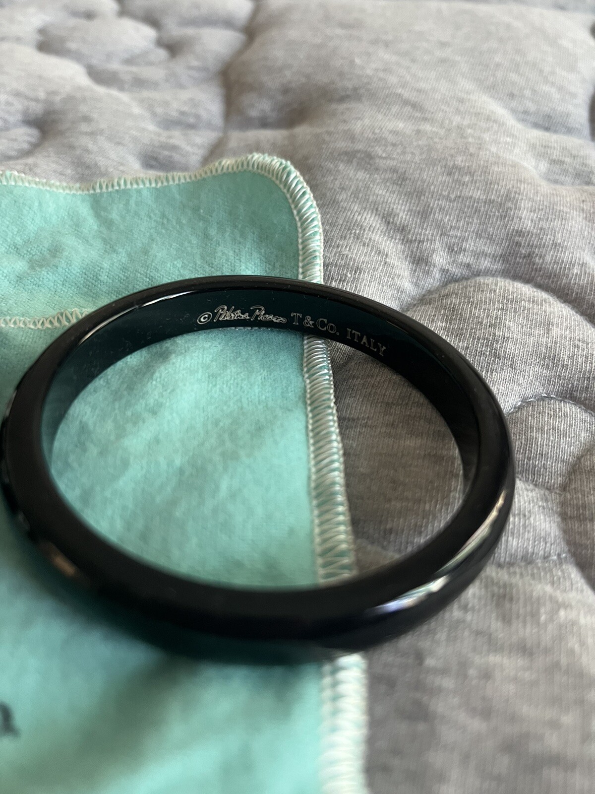 Auth Tiffany & Co Paloma Picasso Marrakesh Zellige Resin 2x Bangles RARE