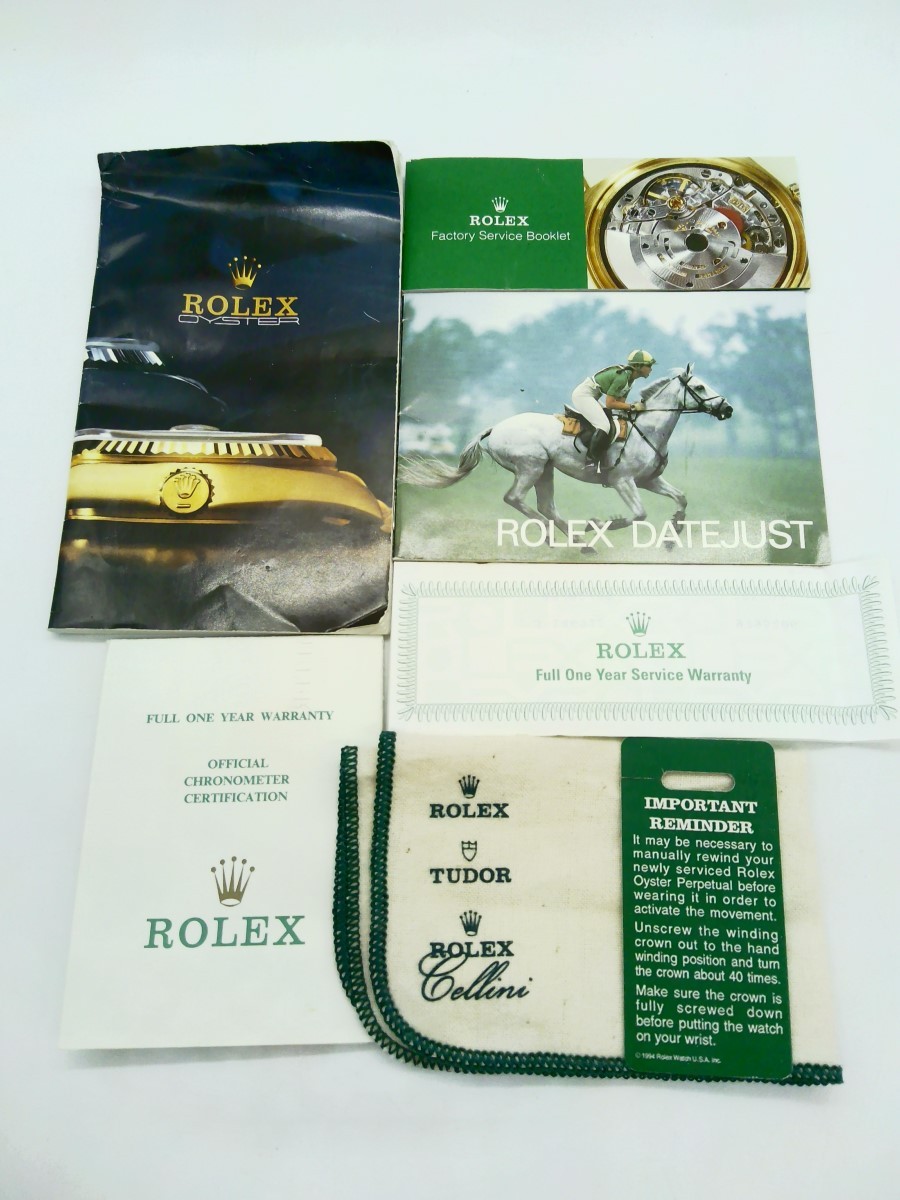ROLEX 1987 Gent’s Wristwatch 16030 SLATE 36MM STAINLESS DATEJUST JUB (EC2039638)