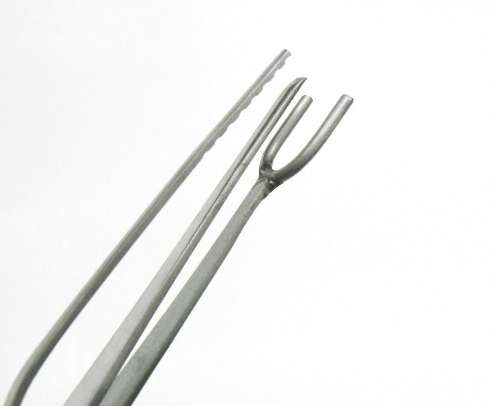 Half-Shank Tweezer Jewelry Soldering Tweezers for Rings – Stainless Steel 6-1/2”