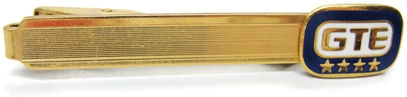 2 1/4″ “GTE 4 Star” 10K Emblem Gold 8.1 g Vtg Neck Tie Clip