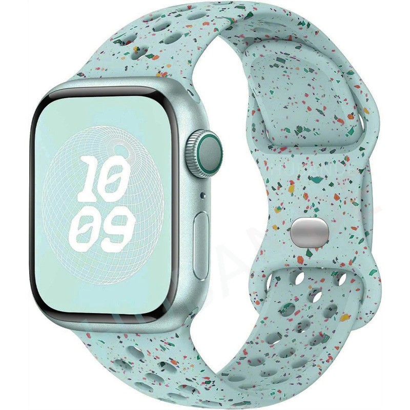 Sport Silicone Band for Apple Watch 11 10 9 8 7 Ultra 3 SE 41/42/44/45/46/49mm