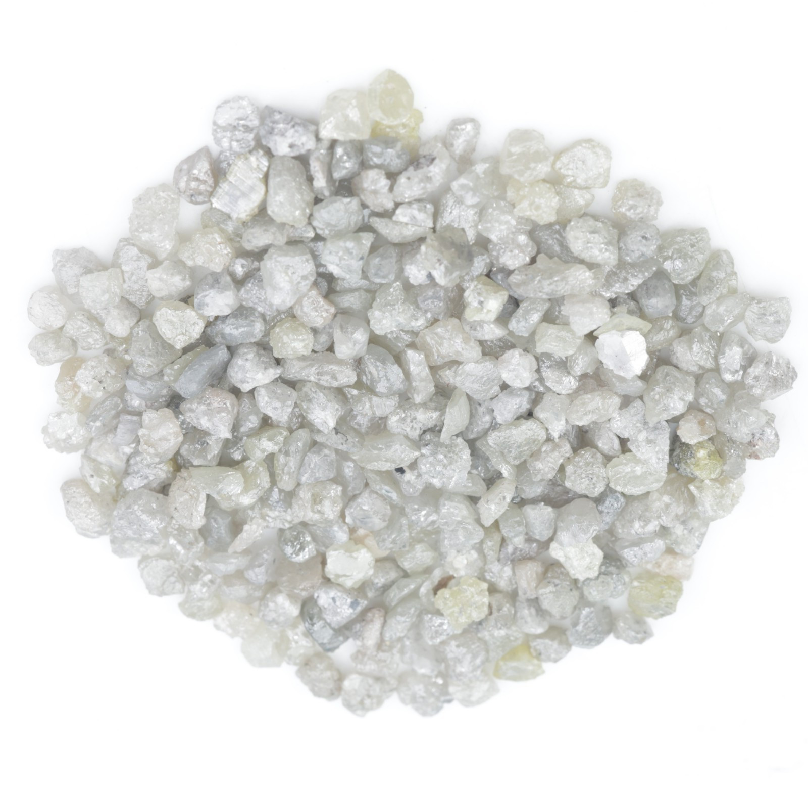 6.00Ct White Rough Diamond Lot Natural Loose Raw Uncut Diamond For Fine jewelry.