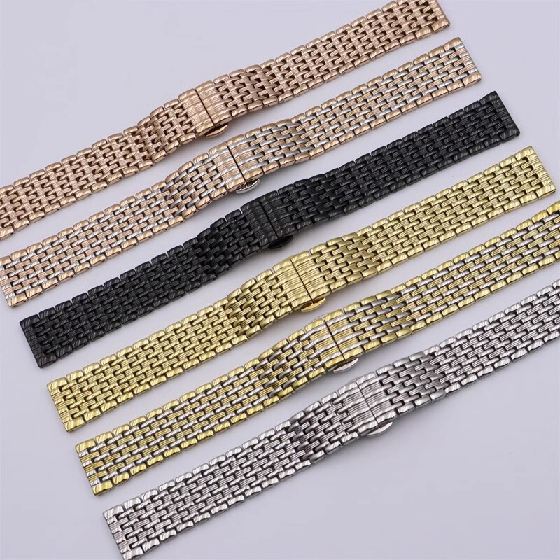 14mm 16mm 18mm 20mm 22mm Metal Bracelet Stainless Steel Watch Band Strap New