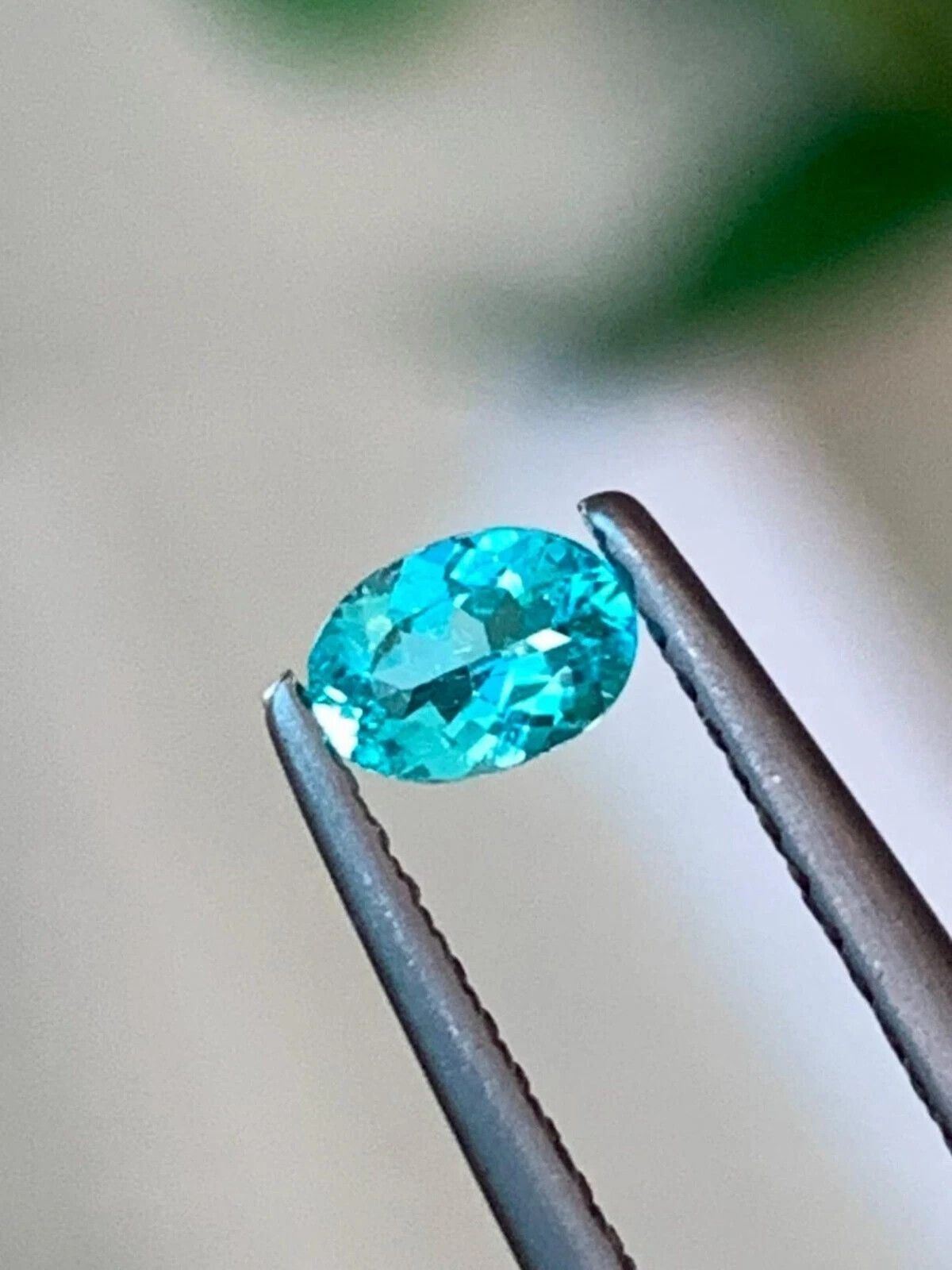 Certified Natural Paraiba Tourmaline 3.89 Ct Blue Oval Cut Loose Gemstone