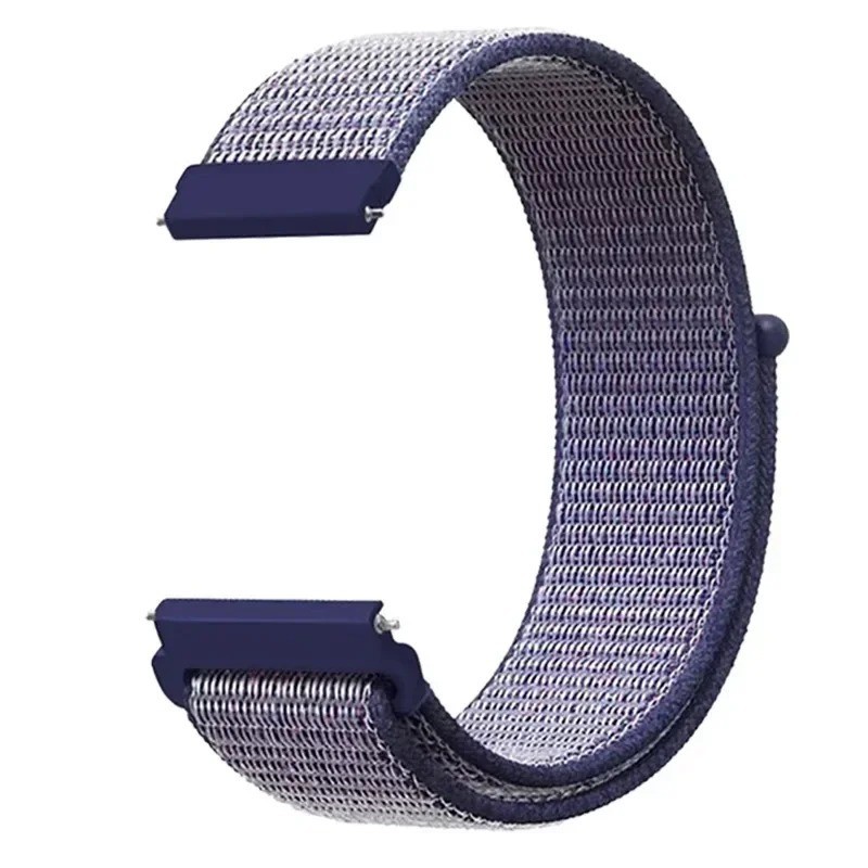 20mm 22mm Woven Nylon Sport Loop Watch Band Strap W/ Quick Release Spring Pins