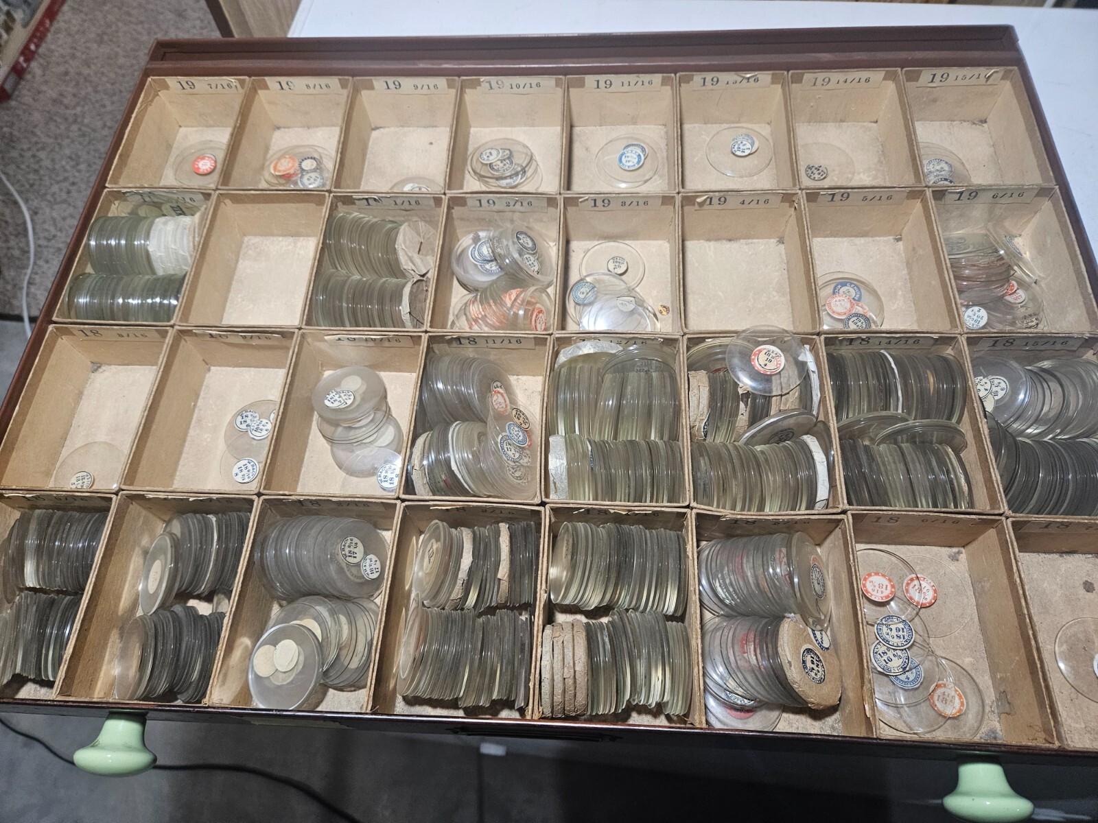 Vintage NOS New-Old-Stock Pocket Watch Glass Crystal VTF WB&Cie HUGE ASST SIZES!