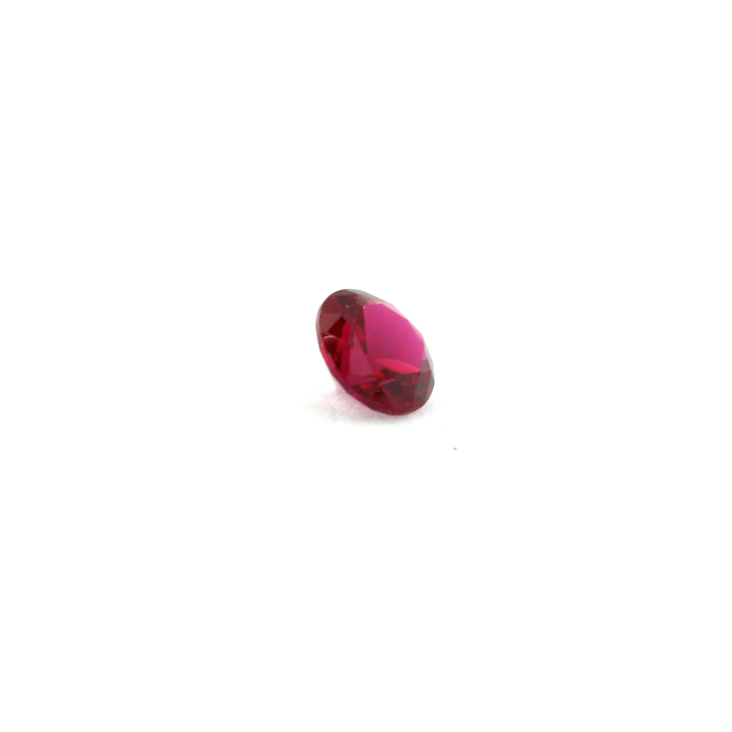 Loose Round Cut Garnet CZ Stone Single Red Cubic Zirconia Jan Birthstone Shape
