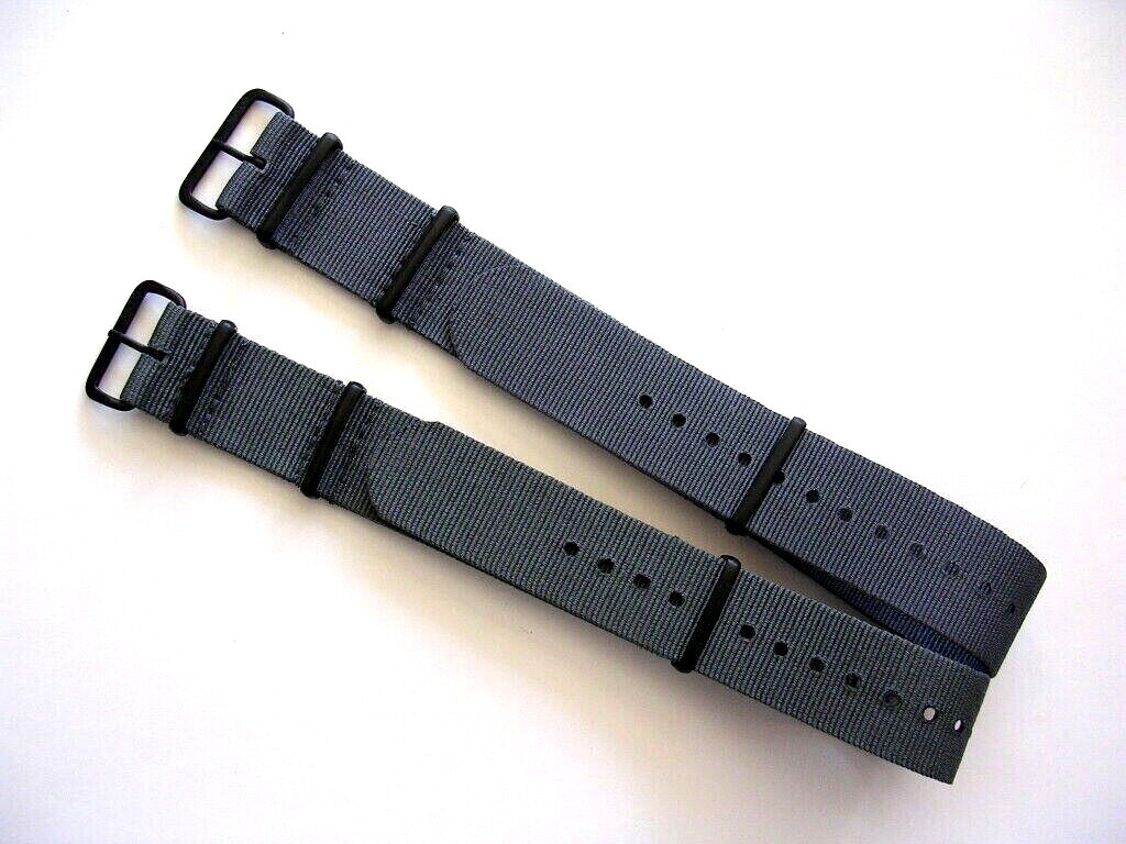 NATO® strap G10 British Admiralty Grey PVD military watchband RAF Bond IW SUISSE