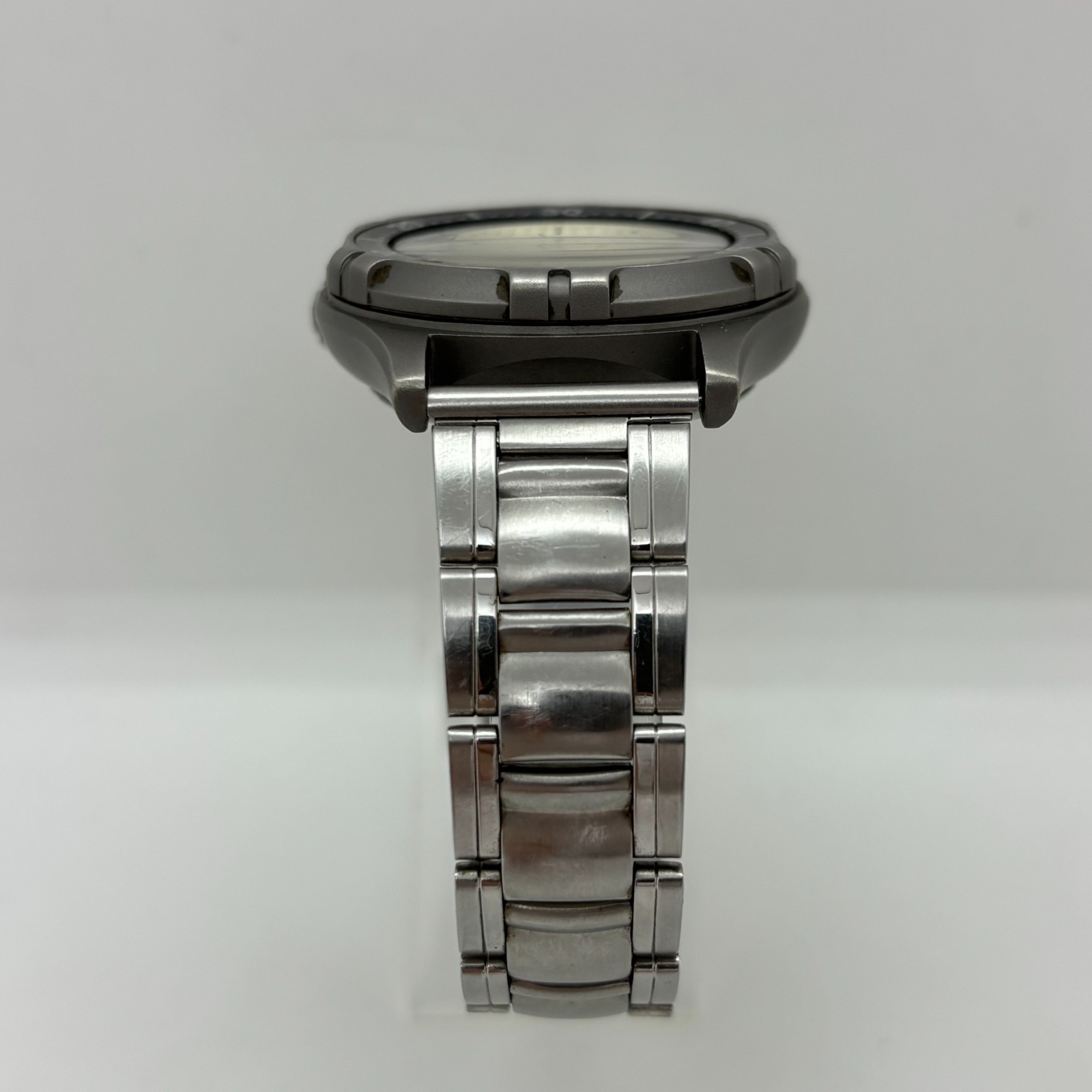 [w2400] SEIKO 7C43-6A00 PROFESSIONAL DIVER 200m New battery Titanium VG/EX