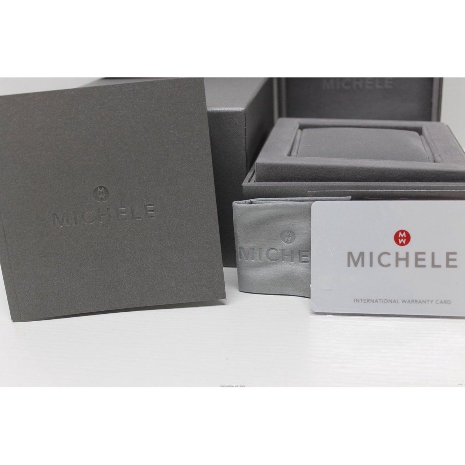 New Michele Deco Mosaic Mother of Pearl Diamond Dial Diamond Watch MW06T01A1046