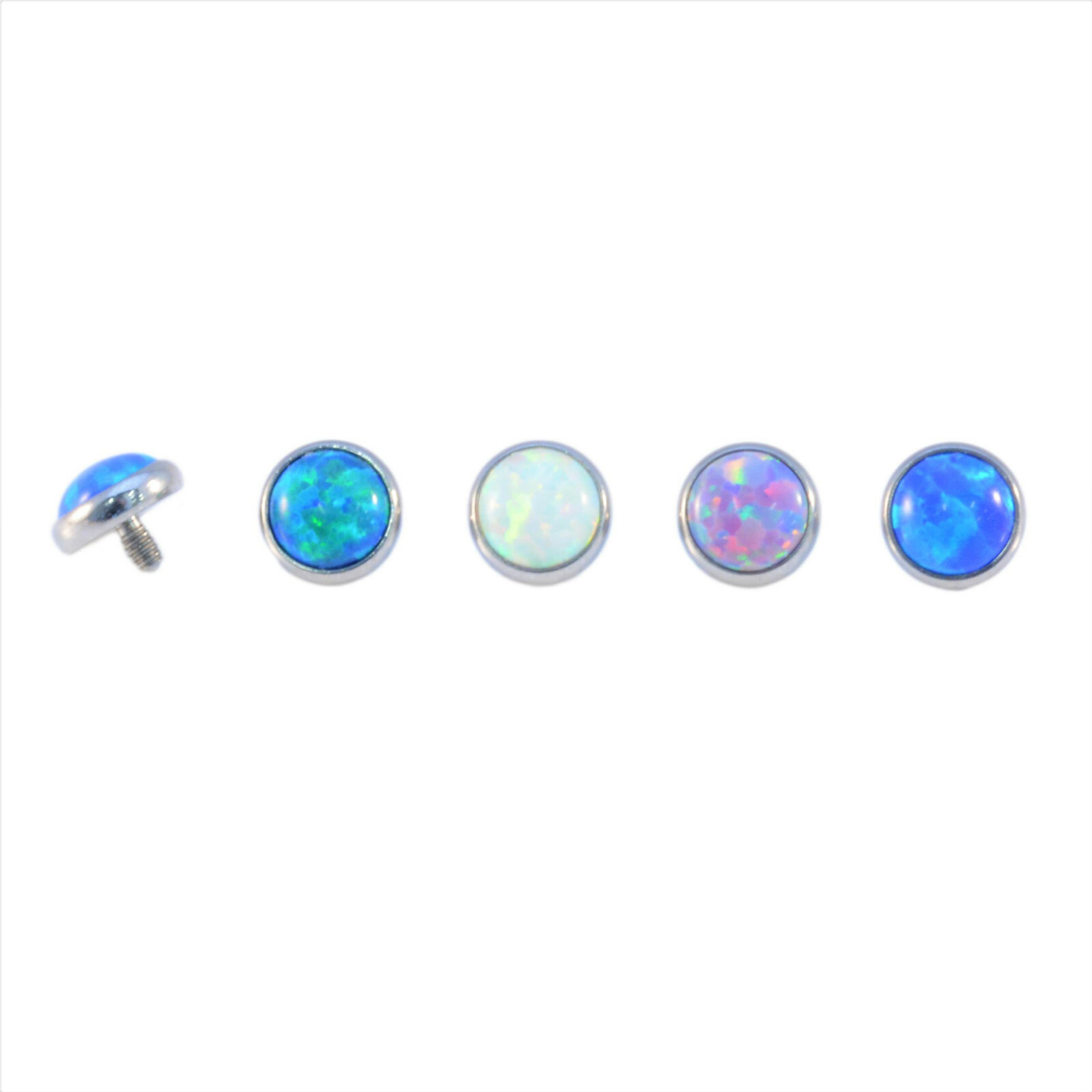 Opal Dermal Anchor Top Micro Dermal Head Suitable For All Internal Threaded Bars