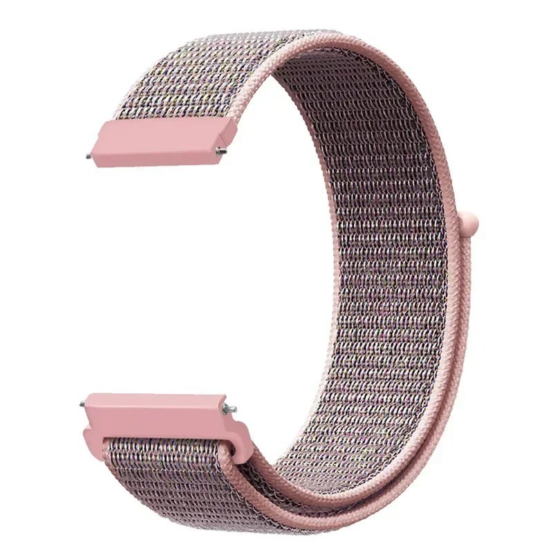20mm 22mm Woven Nylon Sport Loop Watch Band Strap W/ Quick Release Spring Pins