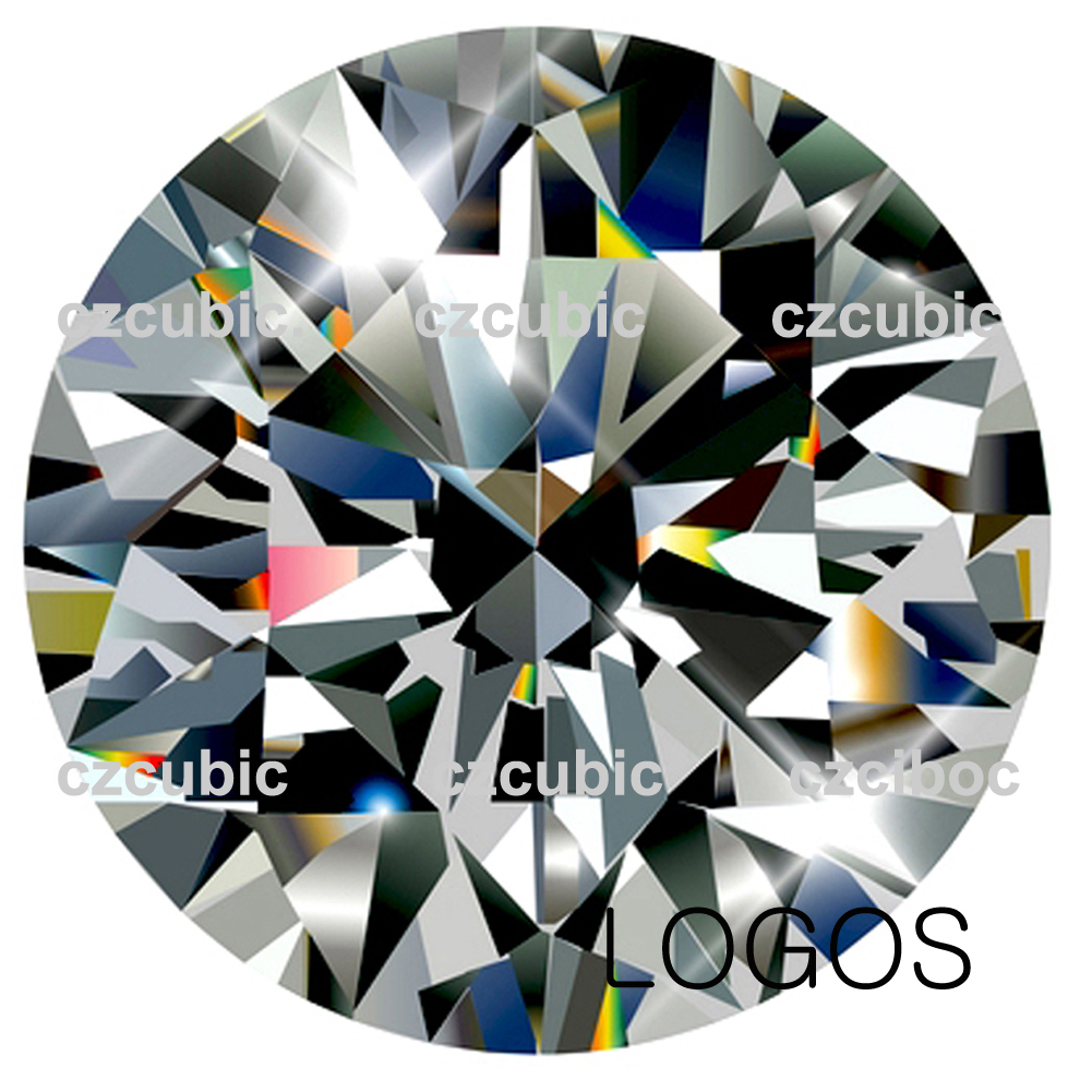 CUBIC ZIRCONIA SUPER EXCELLENT QUALITY ROUND STONE 7 STAR WHITE CZ USA SHIPPER