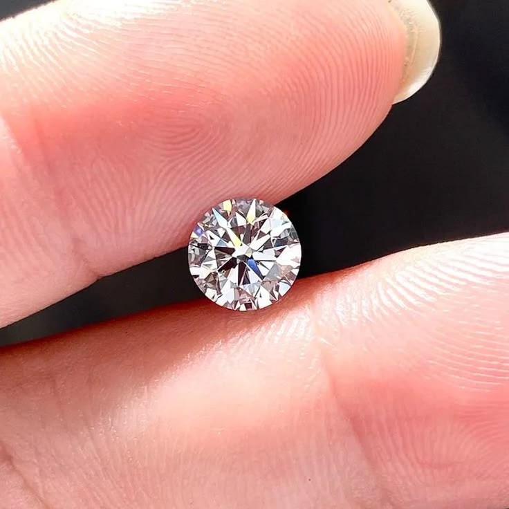 4.00 Carat Round Lab Grown Diamond D Color VVS1 Certified Loose CVD Stone