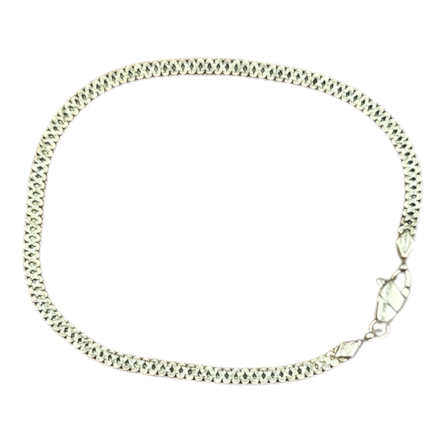 14k Solid Gold Vintage Italian Bracelet, 7”, 3g, 0.14oz. Unique Design.