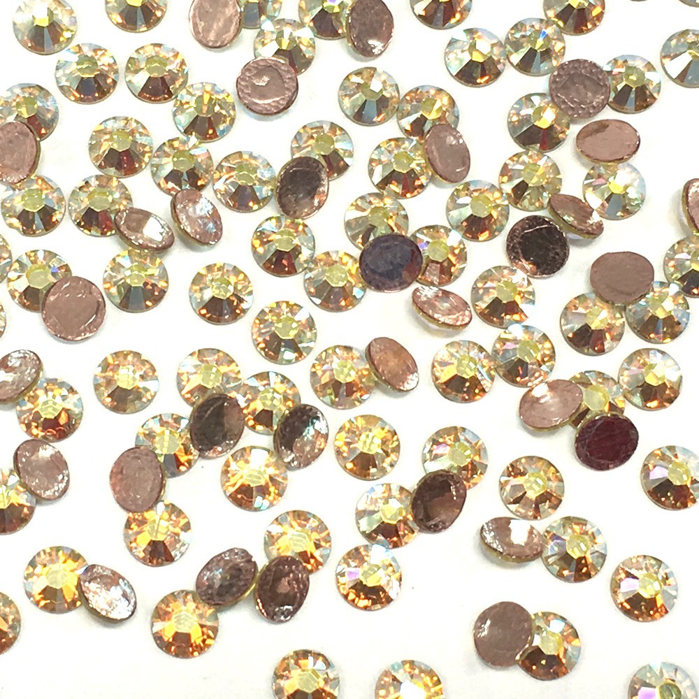Jonquil AB (213 AB) Swarovski 2078/2038 Flatback HOTFIX iron-on effect coatings