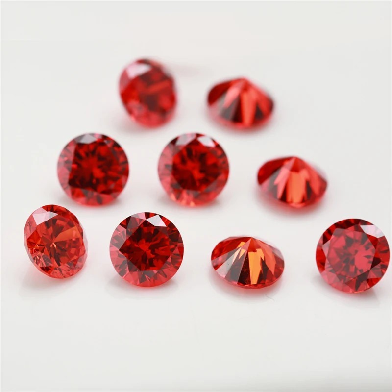 Wholesale Round Cut 1-10pcs VVS1 Colorful 0.5-3ct Moissanite GRA for Jewelry DIY