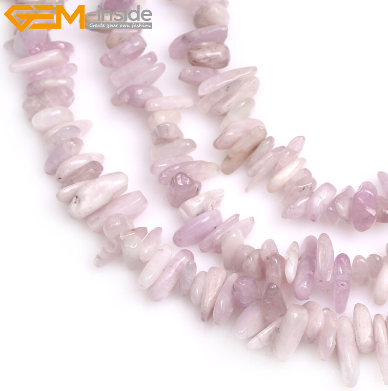 Natural Stone Pionts Sticks Spike Sunstone Larimar Loose Bead Jewelry Making 15″