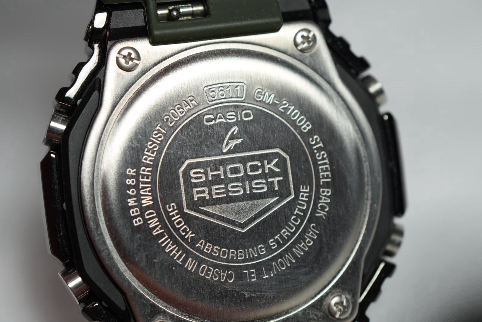 Casio G-Shock GM-2100BB-1A Blackout Watch