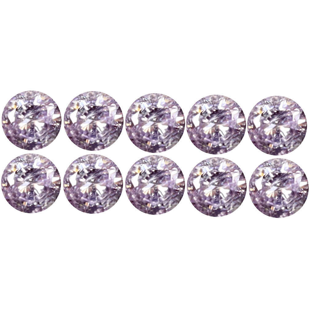 0.09 ct (10 pcs Lot) Valuable CALIBRATED SIZE(1 x 1 mm) Round Shape Diamond