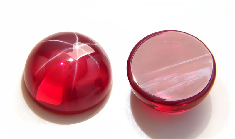 Top Quality Round Pigeon Blood Red Star Ruby Lab-Created AAAAA+ Loose Gems 1pcs