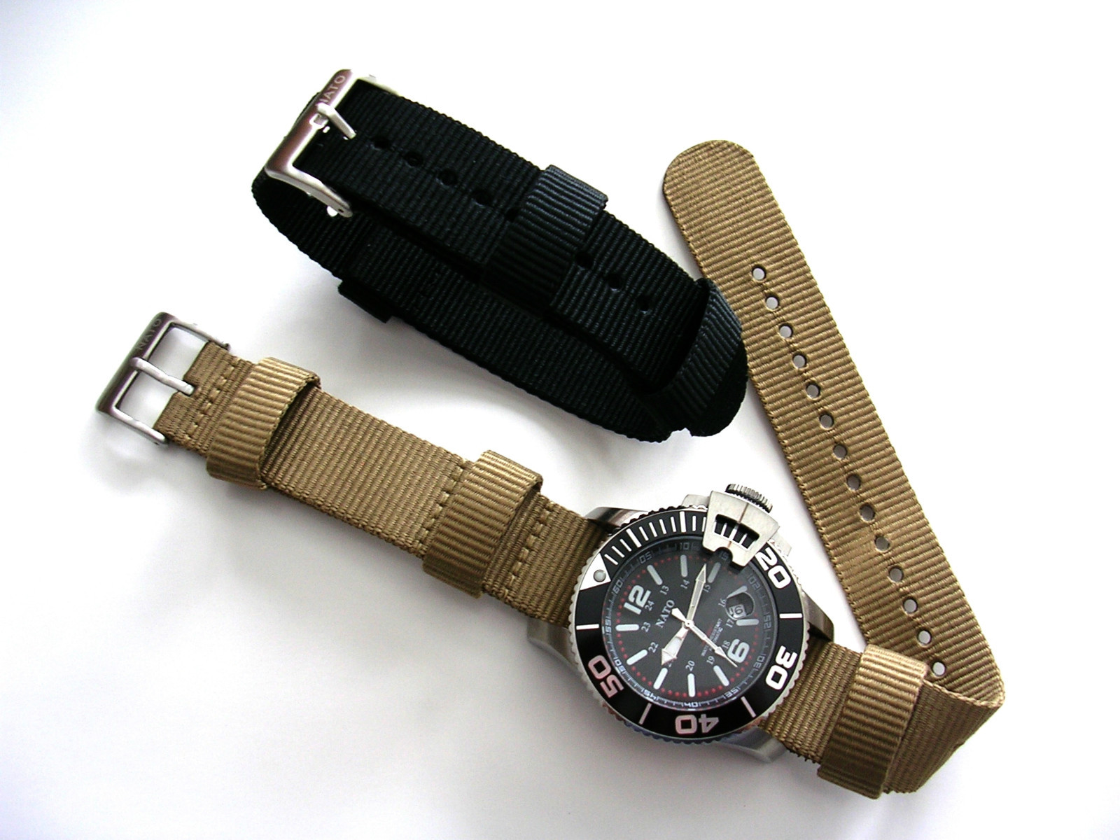 20m NATO G10® Aviator™ Military watchband Combat strap Ballistic Nylon IW SUISSE