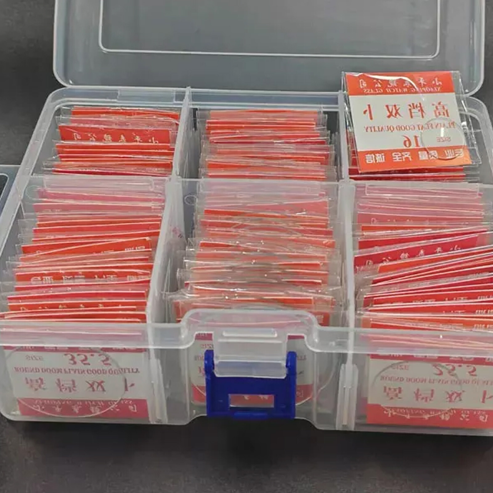 118pcs/lot Assort Size 16mm~45mm Flat Double Mineral Watch Glass