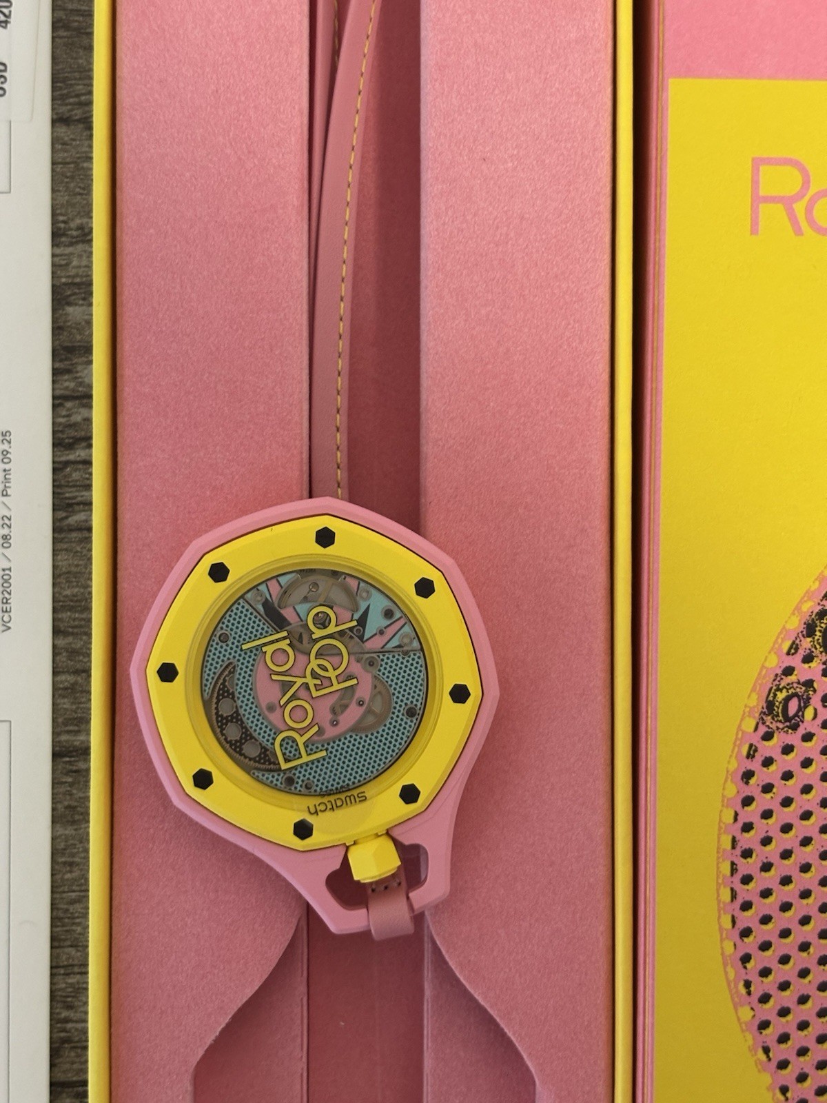 Swatch x Audemars Piguet Royal Pop Otg Roz Pink/Yellow SSX03J100N Japan
