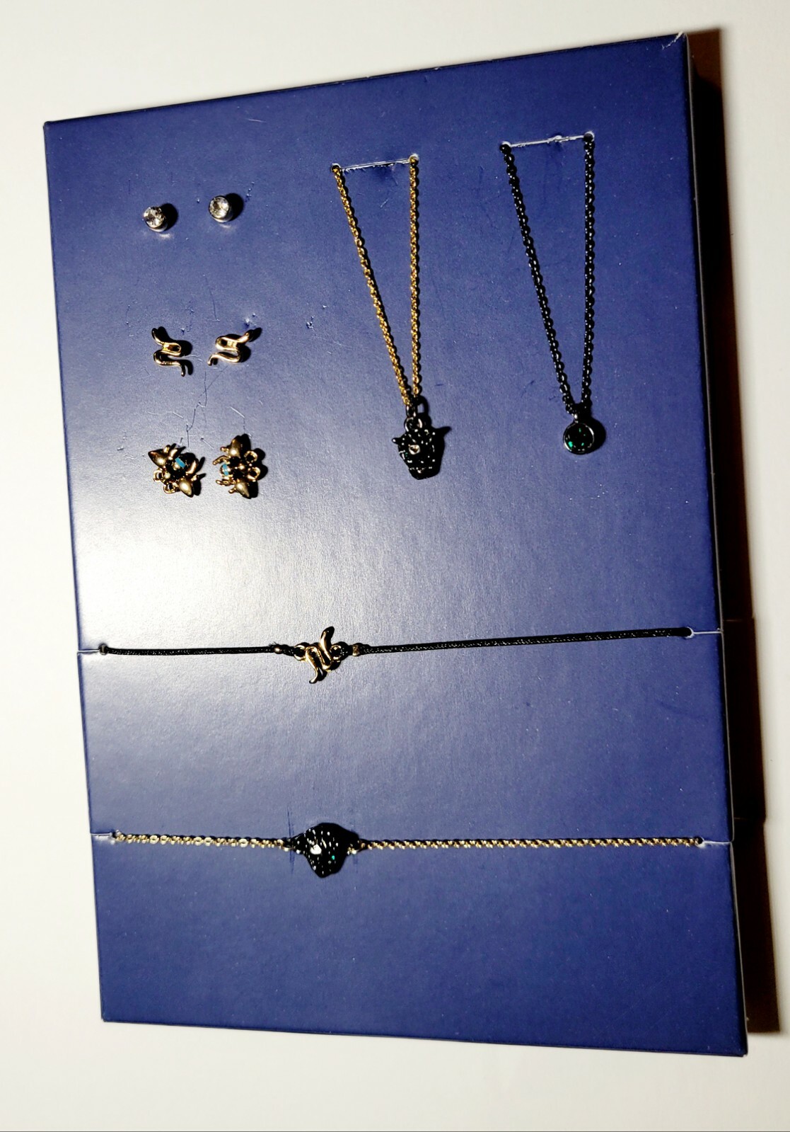 Rachel Roy 7 Days of Adornment Earrings & Necklaces Snake Gift Set $30 New