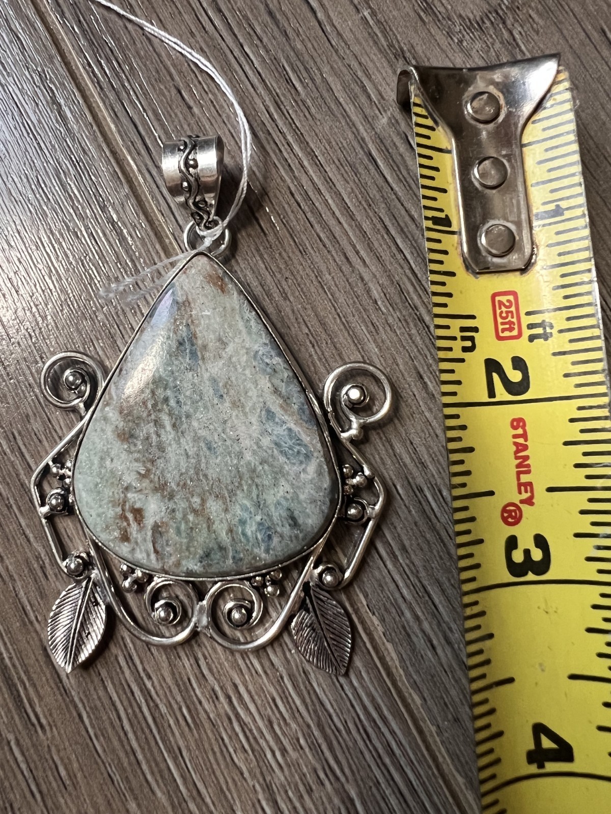 Fushite Stone In 925 Sterling Silver Pendant Jewelry