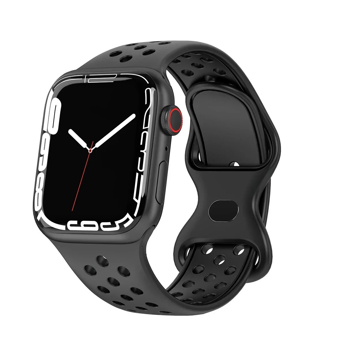 Sport Silicone Band for Apple Watch 11 10 9 8 7 Ultra 3 SE 41/42/44/45/46/49mm