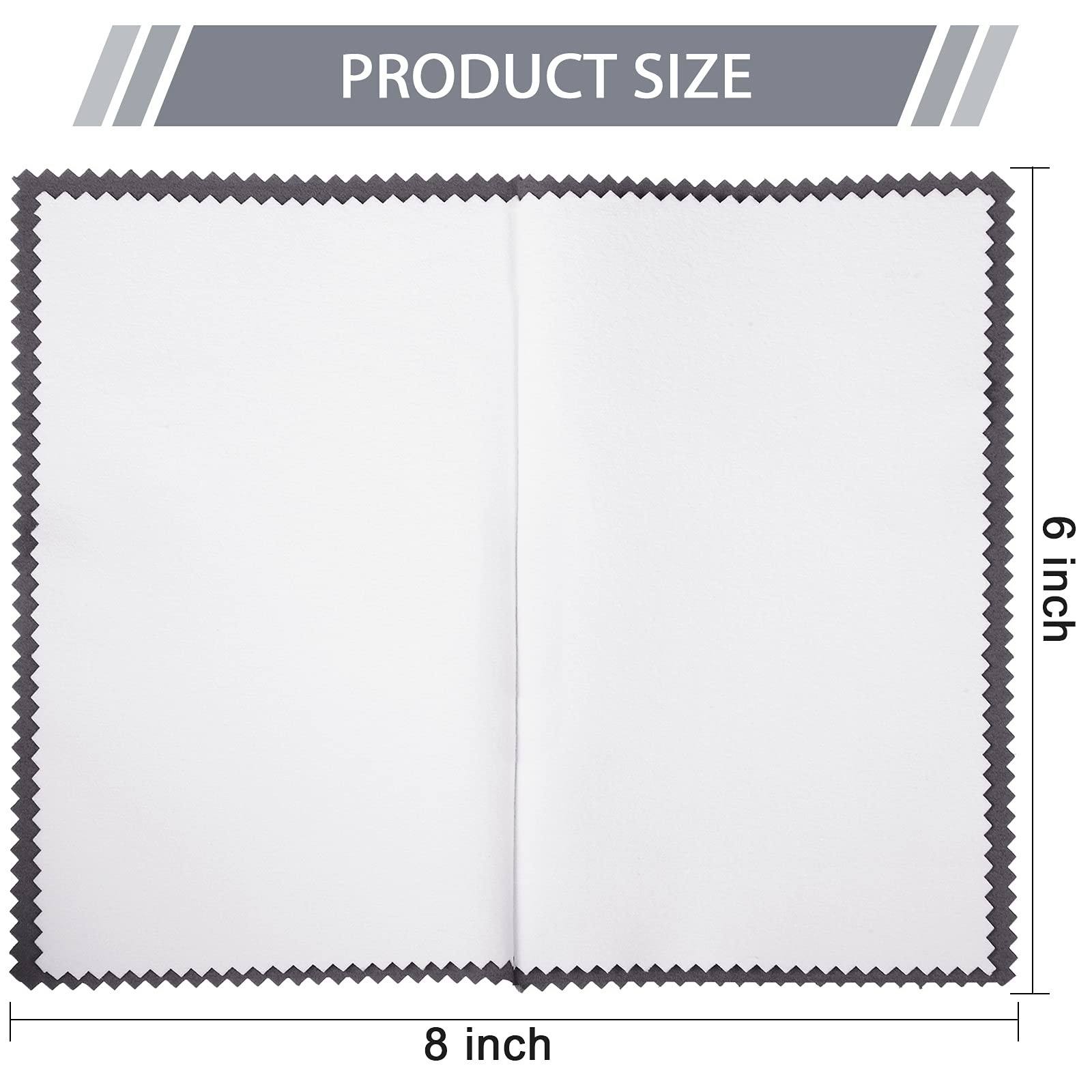 10 Pcs Silver Jewelry Polishing Cloths 6 x 8 inches Jewelry Cleaning Cloth St…