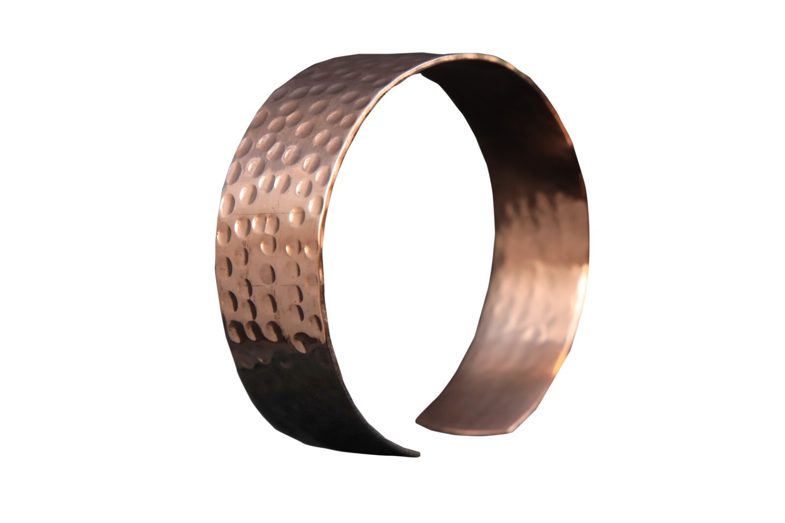 100% Solid Copper Cuff Bracelet For Women and Men Wide Vintage Bangle Jewelry