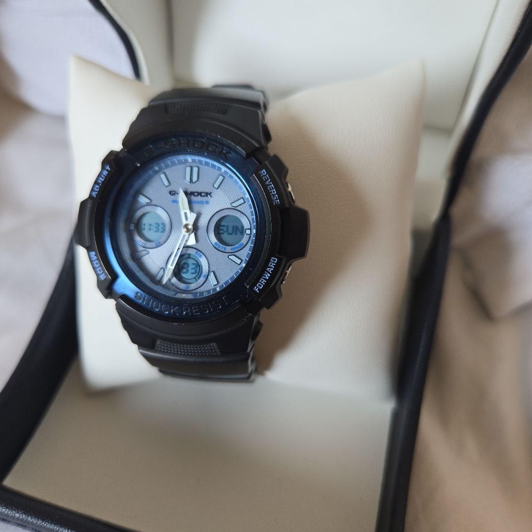 Casio G-Shock AWG-M100SF Tough Solar Radio Watch Used