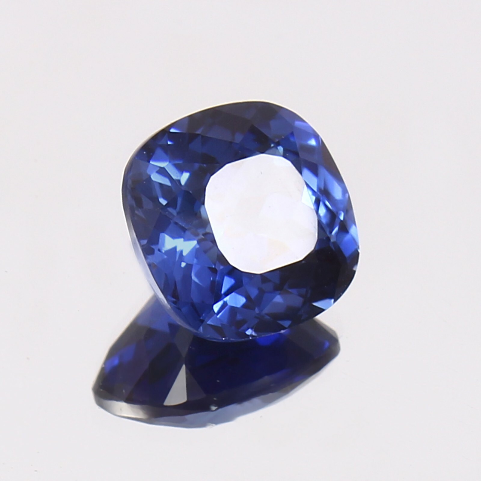 AAA Natural Flawless Ceylon Blue Sapphire Cushion Cut Loose Gemstone 10×10 MM