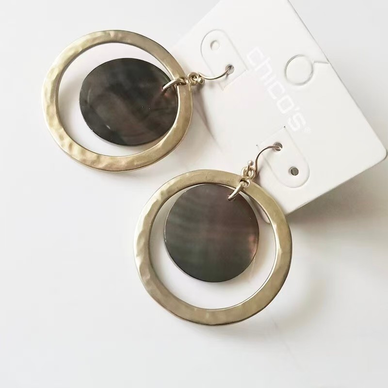 New Chicos Shell Loops Drop Dangle Earrings Gift Fashion Women Party Jewelry