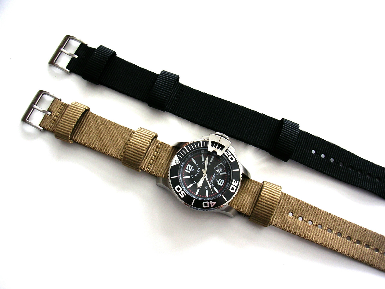 20m NATO G10® Aviator™ Military watchband Combat strap Ballistic Nylon IW SUISSE