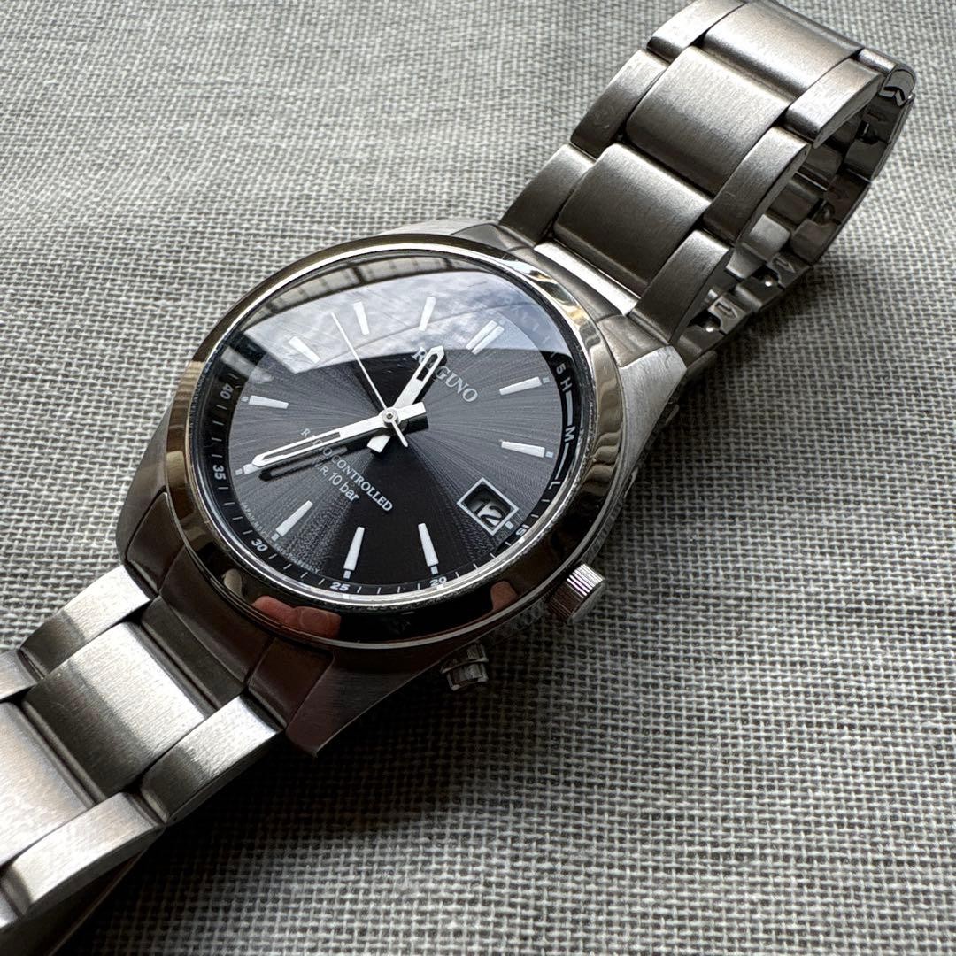 CITIZEN REGUNO Solar Radio-Controlled Watch, Working Condition (Good)